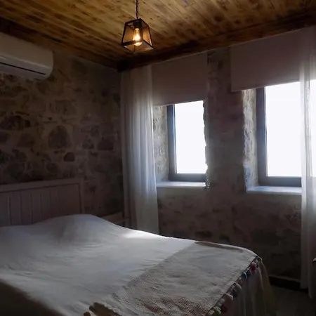 Villa Denize Sifir Restore Edilmis Ahsap Tavan Tas *